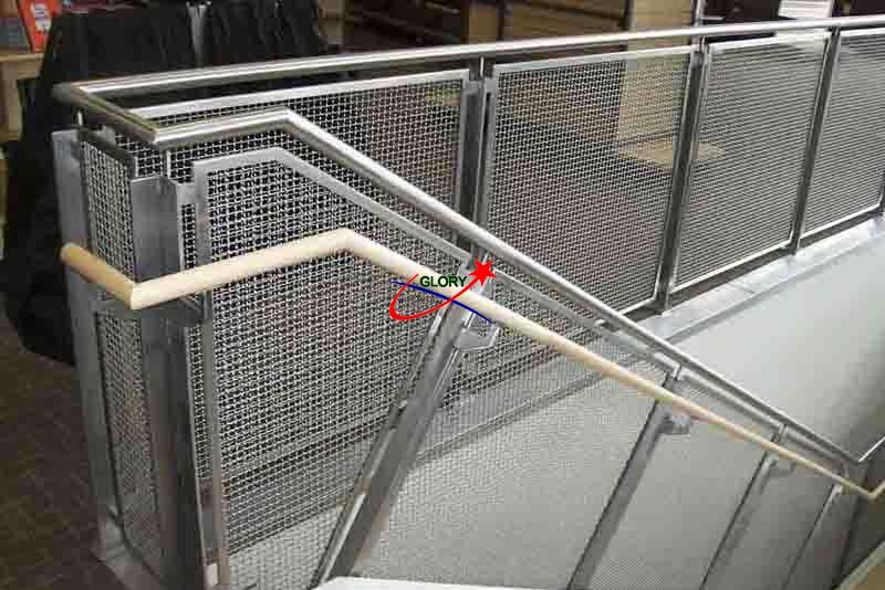 ​Stainless steel Crimped Woven Mesh For Stairway And Balcony and Mesh Guard Mesh